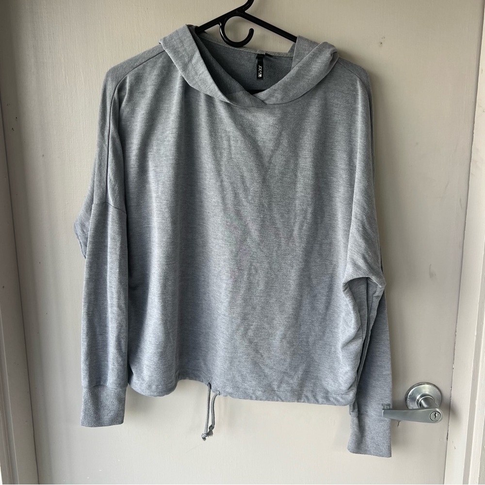 Joe’s Hoodie Sweatshirt Top with Drawstring Waistt